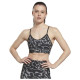 Reebok Γυναικείο μπουστάκι AOP Tri Back Bra